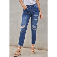 Azura Exchange Distressed Boyfriend Denim Pants