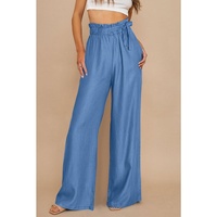 Azura Exchange Pocketed Wide Leg Tencel Jeans