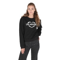 Cotton Sweatshirt with Inlay