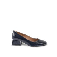 Leather Heeled Ballerina Shoes