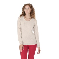 Cashmere Womens Square Neck Sweater