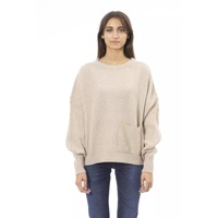 Baldinini Trend Women's Beige Wool Sweater