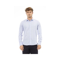 Baldinini Trend Men's Light Blue Cotton Shirt