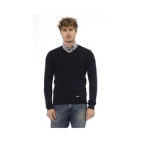 Baldinini Trend Men's Blue Wool Sweater
