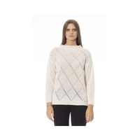 Baldinini Trend Women's Beige Wool Sweater