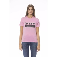 Baldinini Trend Women's Pink Cotton Tops & T-Shirt