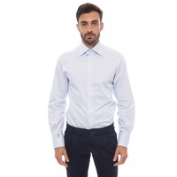 Billionaire Italian Couture Men's Light Blue Cotton Shirt