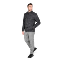 Hugo Boss Men's Black Polyester Jacket in Black