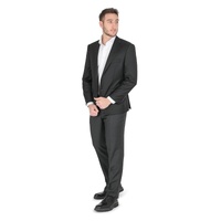 Hugo Boss Men's Dark Grey Wool Jacket in Dark gray