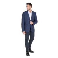 Hugo Boss Men's Dark Blue Wool Jacket in Dark blue