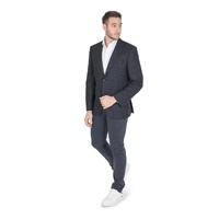Hugo Boss Men's Dark Blue Wool Blend Jacket in Dark blue