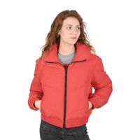 Hugo Boss Women's Red Polyamide Jacket in Red