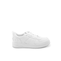 Hugo Boss Men's Calfskin Rubber Sole Sneakers in White