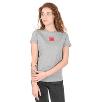 Hugo Boss Women's Cotton Medium Grey Womens T-Shirt in Grey