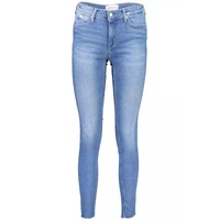 Calvin Klein Women's Light Blue Cotton Jeans & Pant