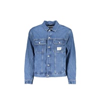 Calvin Klein Men's Blue Cotton Jacket