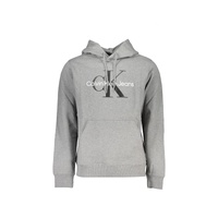 Calvin Klein Men's Gray Cotton Sweater
