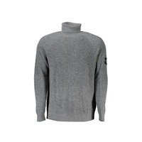 Calvin Klein Men's Gray Wool Shirt