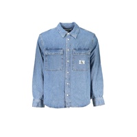 Calvin Klein Men's Light Blue Cotton Shirt