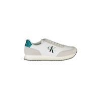 Calvin Klein Men's White Polyester Sneaker