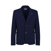 Fred Mello Men's Blue Cotton Blazer
