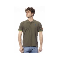 Invicta Men's Green Cotton Polo Shirt