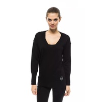 Montana Blu Women's Black Wool Sweater