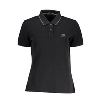 Napapijri Men's Black Cotton Polo Shirt
