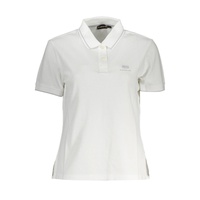 Napapijri Men's White Cotton Polo Shirt