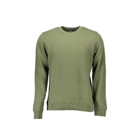 Napapijri Men's Green Cotton Sweater