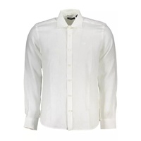 North Sails Men's White Linen Shirt