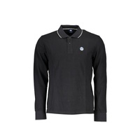 North Sails Men's Black Cotton Polo Shirt