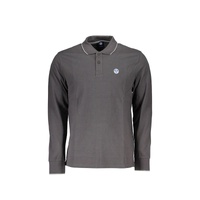 North Sails Men's Gray Cotton Polo Shirt