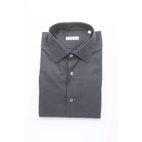 Robert Friedman Men's Black Cotton Shirt