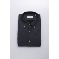 Robert Friedman Men's Black Cotton Shirt