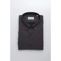 Robert Friedman Men's Black Cotton Shirt