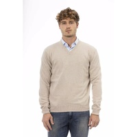 Sergio Tacchini Men's Beige Wool Sweater
