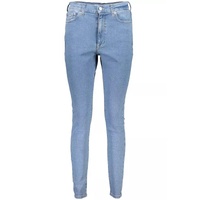 Tommy Hilfiger Women's Light Blue Cotton Jeans & Pant