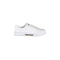 Tommy Hilfiger Women's White Polyester Sneaker
