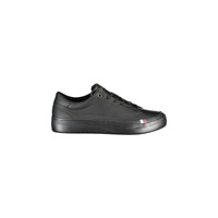 Tommy Hilfiger Men's Black Polyester Sneaker
