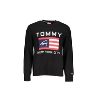 Tommy Hilfiger Men's Black Cotton Shirt