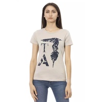 Trussardi Action Women's Beige Cotton Tops & T-Shirt