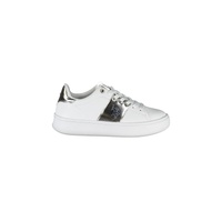 US POLO ASSN Women's White Polyester Sneaker 