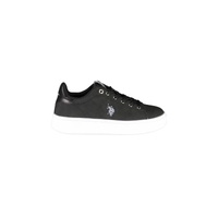 US POLO ASSN Women's Black Polyester Sneaker