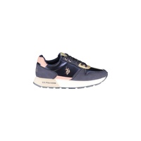 US POLO ASSN Women's Blue Polyester Sneaker