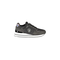 US POLO ASSN Women's Black Polyester Sneaker