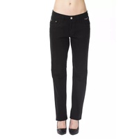 Ungaro Fever Women's Black Cotton Jeans & Pant