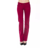 Ungaro Fever Women's Red Cotton Jeans & Pant