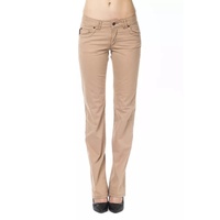 Ungaro Fever Women's Beige Cotton Jeans & Pant