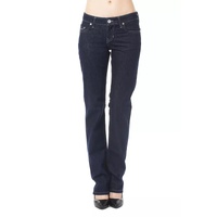 Ungaro Fever Women's Blue Cotton Jeans & Pant